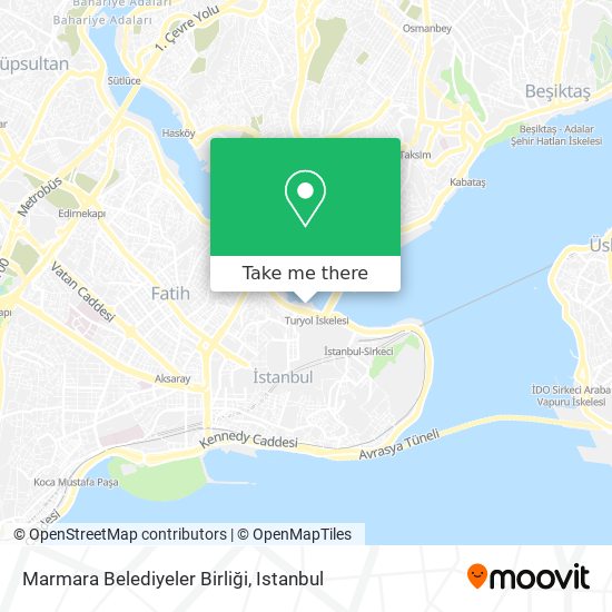 Marmara Belediyeler Birliği map