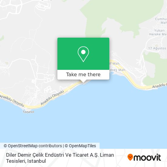 Diler Demir Çelik Endüstri Ve Ticaret A.Ş. Liman Tesisleri map