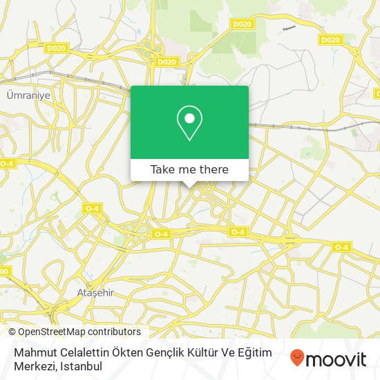 Mahmut Celalettin Ökten Gençlik Kültür Ve Eğitim Merkezi map