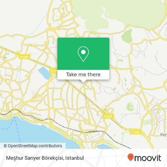 Meşhur Sarıyer Börekçisi map