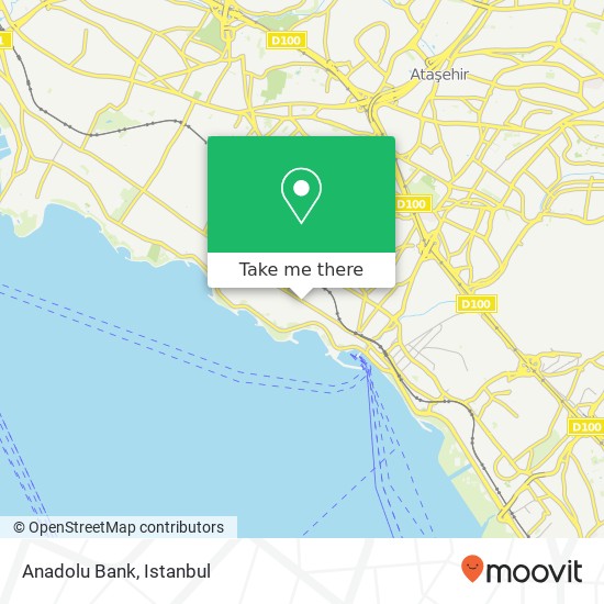 Anadolu Bank map