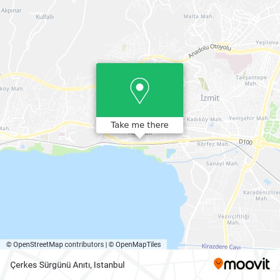 Çerkes Sürgünü Anıtı map