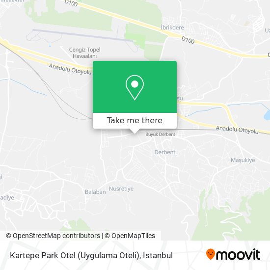 Kartepe Park Otel (Uygulama Oteli) map
