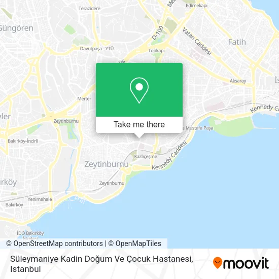 Süleymaniye Kadin Doğum Ve Çocuk Hastanesi map