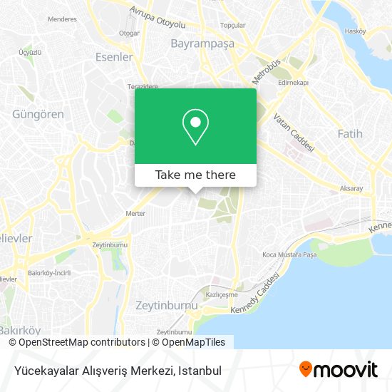 Yücekayalar Alışveriş Merkezi map