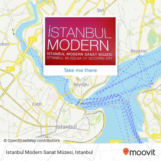 Istanbul Modern Sanat Müzesi map