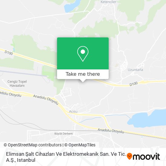 Elimsan Şalt Cihazları Ve Elektromekanik San. Ve Tic. A.Ş. map