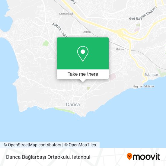 Darıca Bağlarbaşı Ortaokulu map