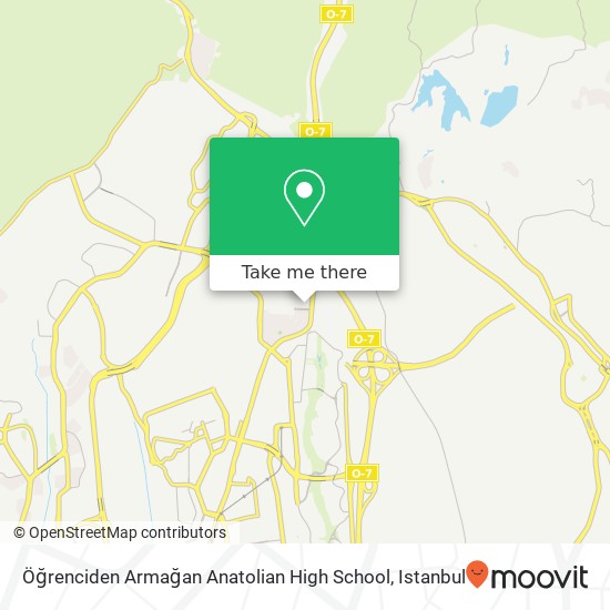 Öğrenciden Armağan Anatolian High School map