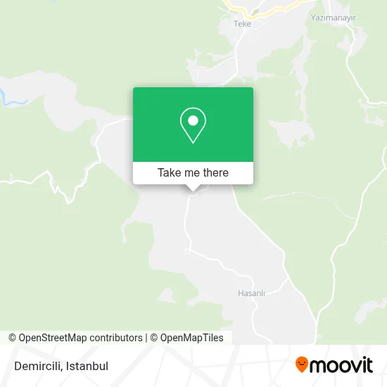 Demircili map