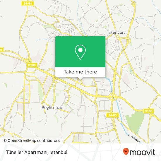 Tüneller Apartmanı map