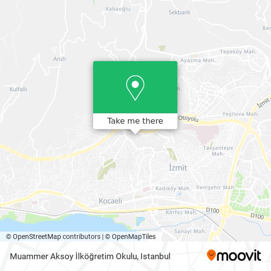 Muammer Aksoy İlköğretim Okulu map