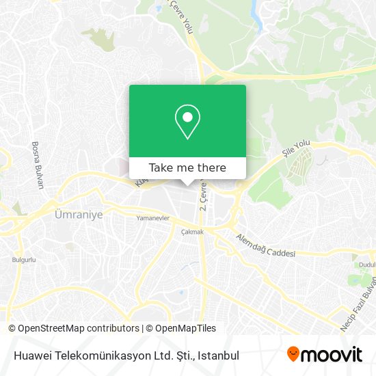 Huawei Telekomünikasyon Ltd. Şti. map