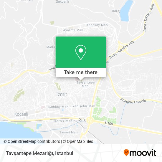 Tavşantepe Mezarlığı map