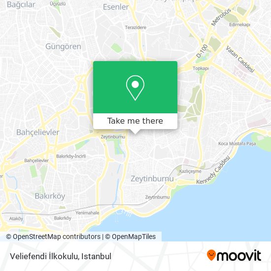 Veliefendi İlkokulu map