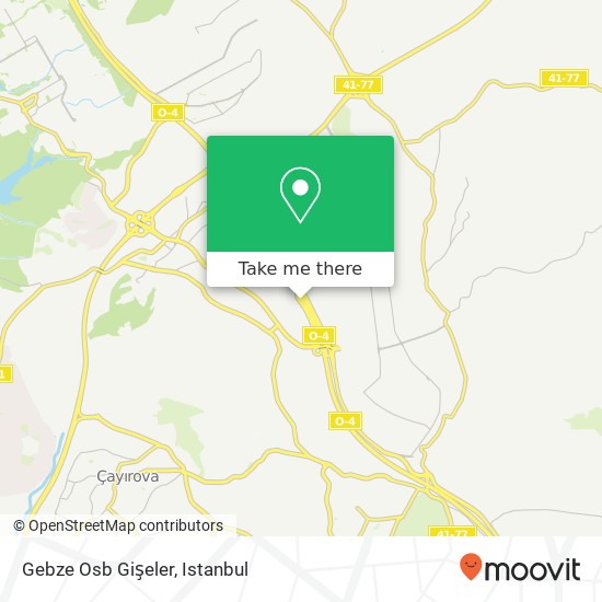 Gebze Osb Gişeler map