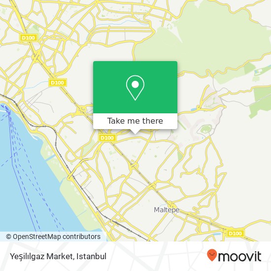 Yeşilılgaz Market map