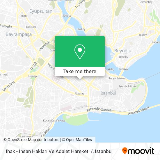 Ihak - İnsan Hakları Ve Adalet Hareketi / map