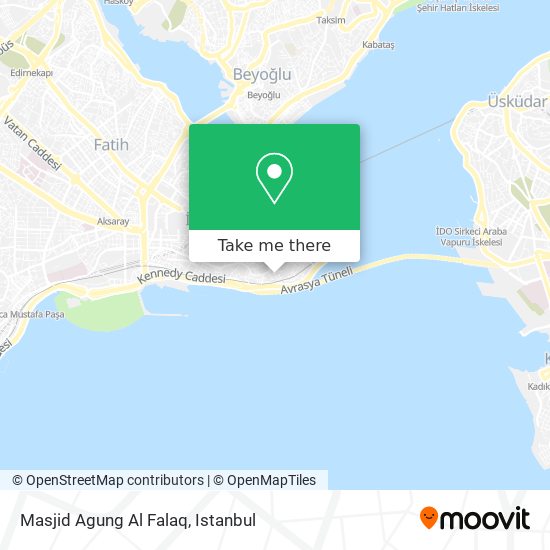 Masjid Agung Al Falaq map