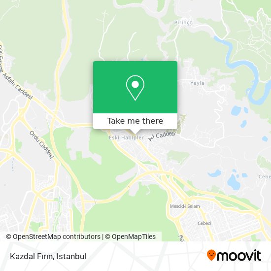 Kazdal Fırın map