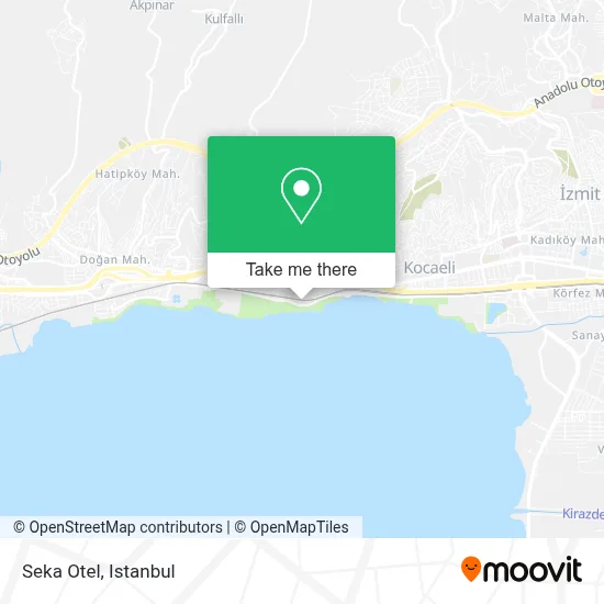 Seka Otel map