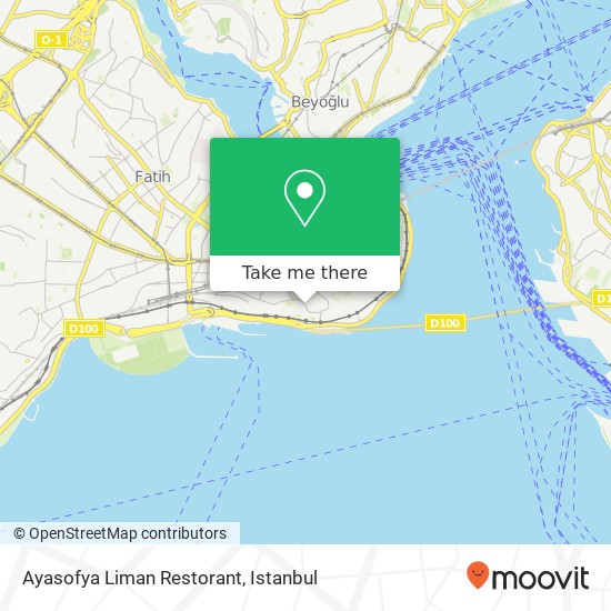 Ayasofya Liman Restorant map