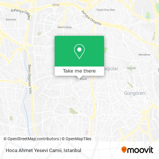 Hoca Ahmet Yesevi Camii map