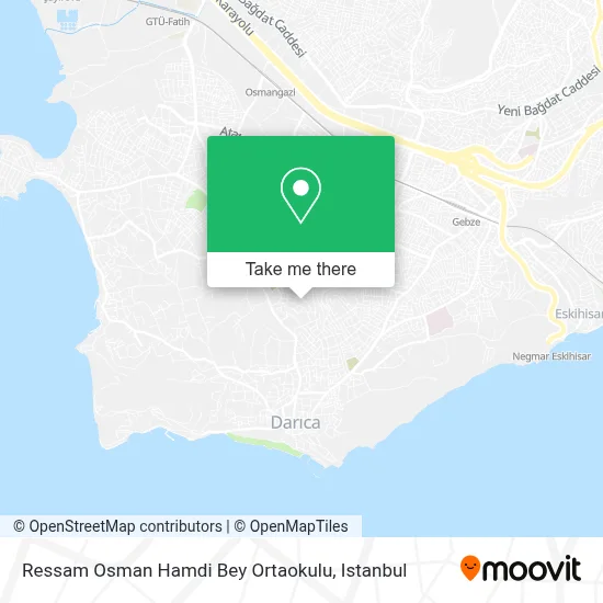 Ressam Osman Hamdi Bey Ortaokulu map