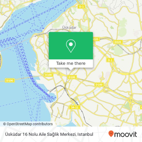 Üsküdar 16 Nolu Aile Sağlik Merkezi map