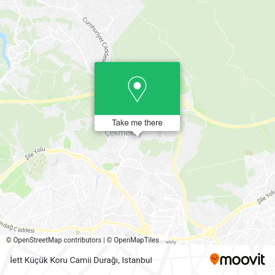 İett Küçük Koru Camii Durağı map