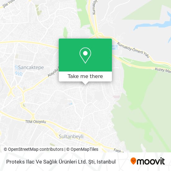 Proteks Ilac Ve Sağlık Ürünleri Ltd. Şti map