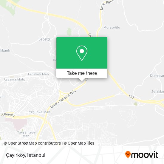 Çayırköy map