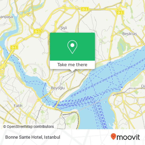 Bonne Sante Hotel map