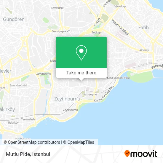 Mutlu Pide map