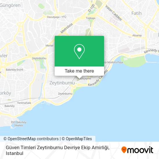 Güven Timleri Zeytinburnu Devriye Ekip Amirliği map