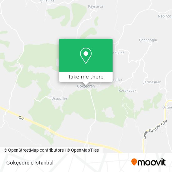 Gökçeören map