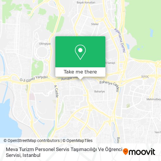 Meva Turizm Personel Servis Taşımacılığı Ve Öğrenci Servisi map