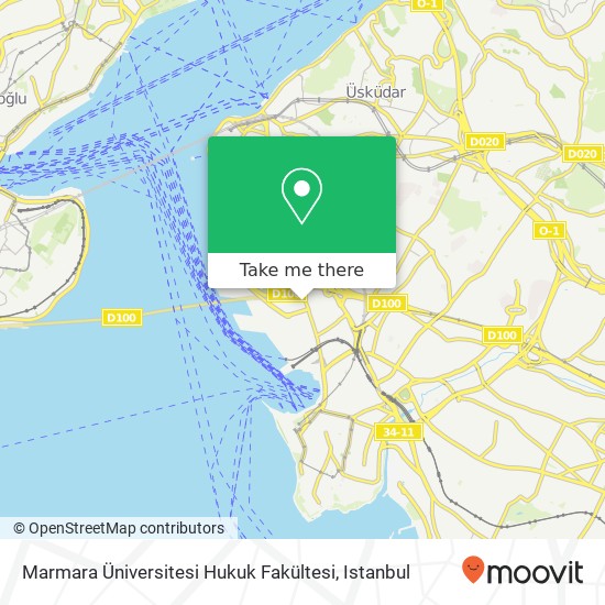 Marmara Üniversitesi Hukuk Fakültesi map
