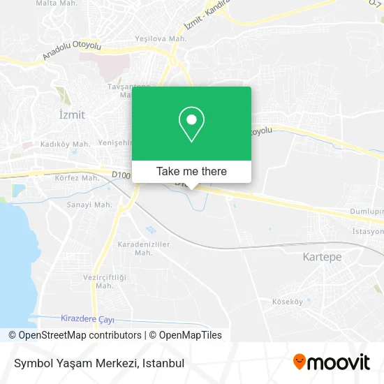 Symbol Yaşam Merkezi map