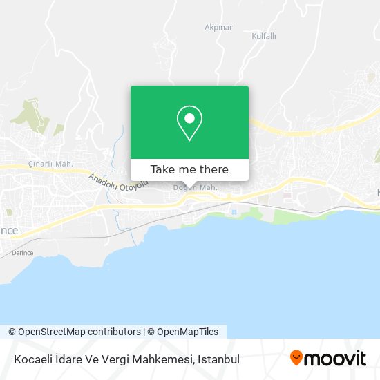 Kocaeli İdare Ve Vergi Mahkemesi map