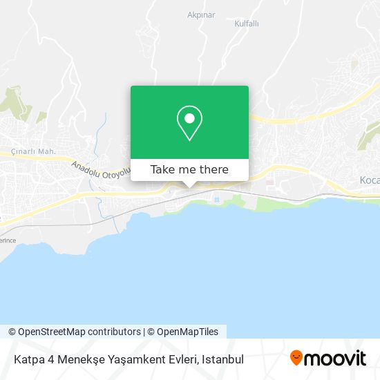 Katpa 4 Menekşe Yaşamkent Evleri map