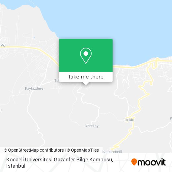 Kocaeli Universitesi Gazanfer Bilge Kampusu map