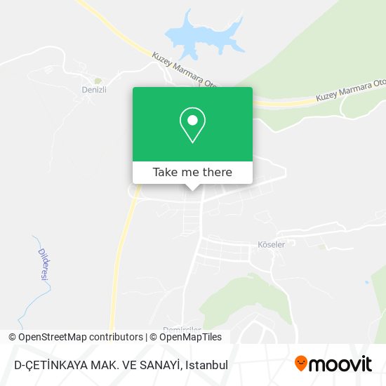 D-ÇETİNKAYA MAK. VE SANAYİ map