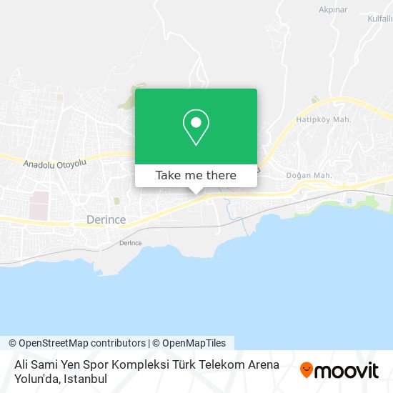 Ali Sami Yen Spor Kompleksi Türk Telekom Arena Yolun'da map