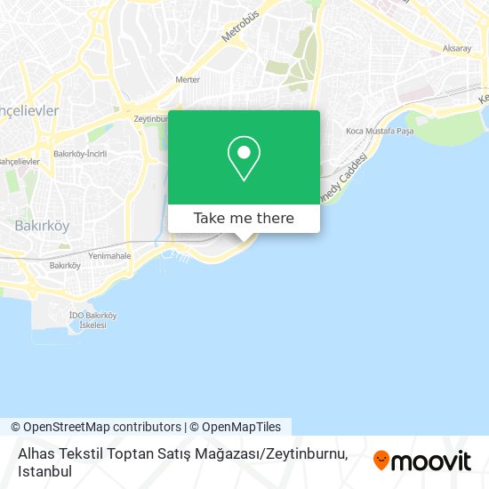 Alhas Tekstil Toptan Satış Mağazası / Zeytinburnu map
