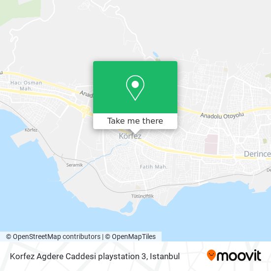 Korfez Agdere Caddesi playstation 3 map