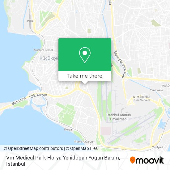 Vm Medical Park Florya Yenidoğan Yoğun Bakım map