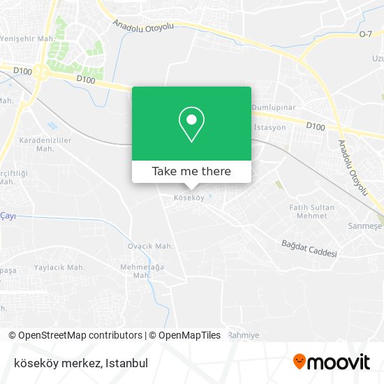 köseköy merkez map