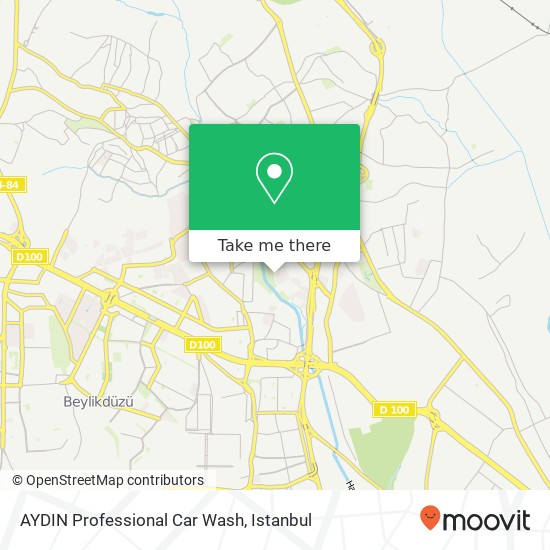 AYDIN Professional Car Wash map
