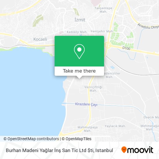 Burhan Madeni Yağlar İnş San Tic Ltd $ti map